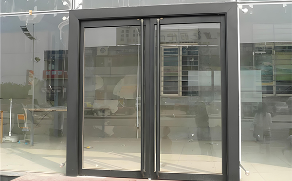 临夏市玻璃地弹门